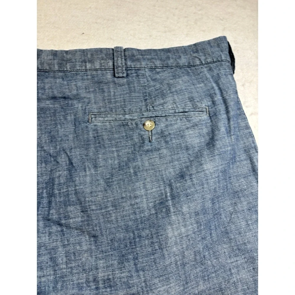 Polo Ralph Lauren Mens 46x9 Classic Fit‎ Blue Chino Shorts Chambray Preppy